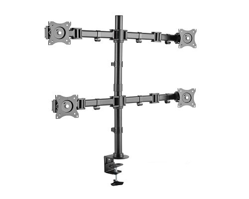 Quad Monitors Premium Aluminium Articulating Monitor Arm